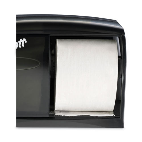Image of Scott® 09604 Essential Coreless SRB Tissue Dispenser for Business, 11 x 6 x 7.6, Black