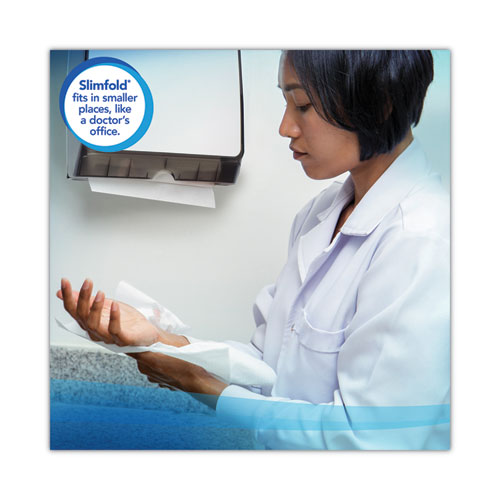 Image of Scott® 04442 Slimfold Towels, 1-Ply, 7.5 x 11.6, White, 90/Pack, 24 Packs/Carton