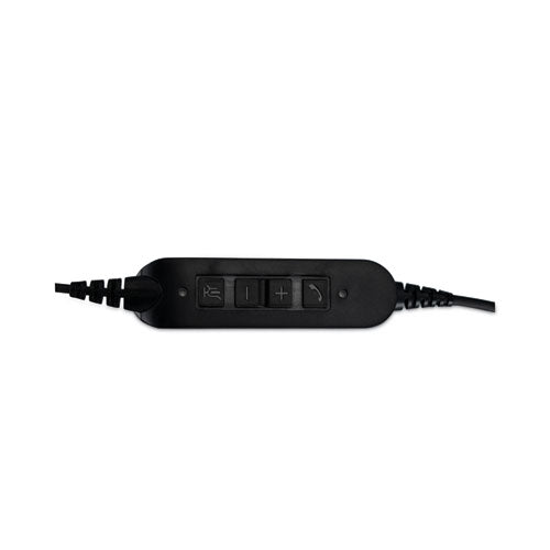 Image of Spracht HSWDUSB1 HS-WD-USB-1 Monaural Over The Head Headset, Black