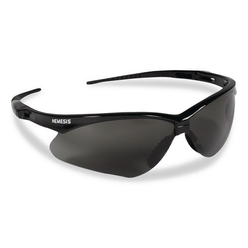 Image of KleenGuard KCC 22475 Nemesis Safety Glasses, Black Half Frame, Smoke Dual Lens