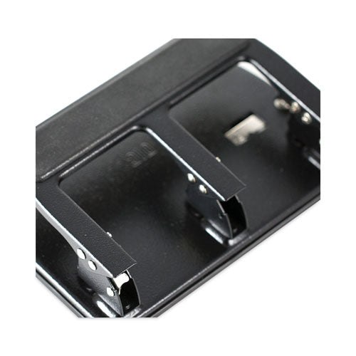 Image of Officemate 90089 40-Sheet Three-Hole Punch With Padded Handle, 9/32" Holes, Black