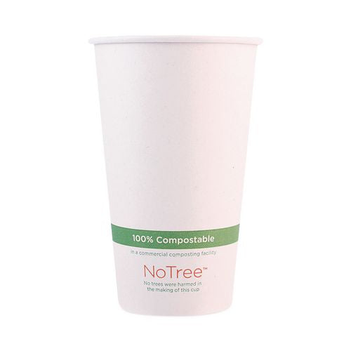 Image of World Centric® CUSU16 Notree Paper Hot Cups, 16 Oz, Natural, 1,000/carton