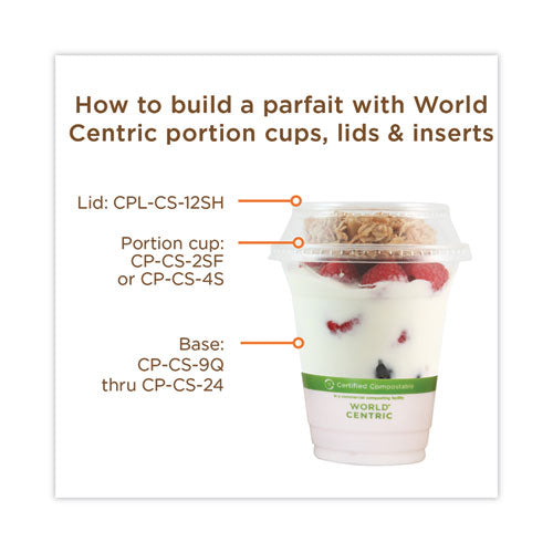 Image of World Centric® CPCS20 PLA Clear Cold Cups, 20 oz, Plastic, Clear, 1,000/Carton