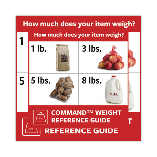 Image of Command 17067-22NA Small Wire Hooks, Small, Plastic/Metal, White, 0.5 lb Capacity, 22 Hooks and 24 Strips/Pack
