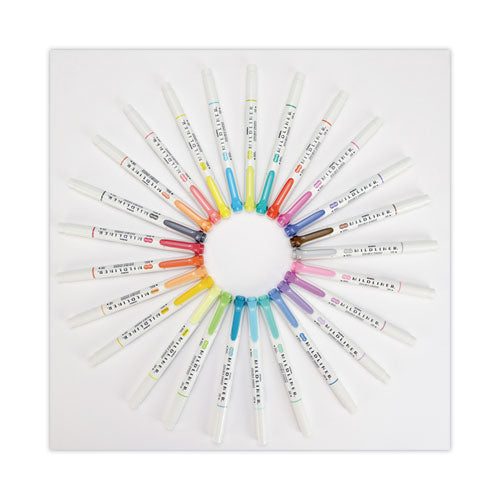 Image of Zebra® 78525 Mildliner Double Ended Highlighter Variety Pack, Asst Ink Colors, Bold-Chisel/Fine-Bullet Tips, Asst Barrel Colors, 25/Pack
