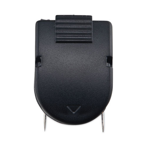 Image of Advantus 75345 Wall Clips for Fabric Panels, 40 Sheet Capacity, Black, 50/Box