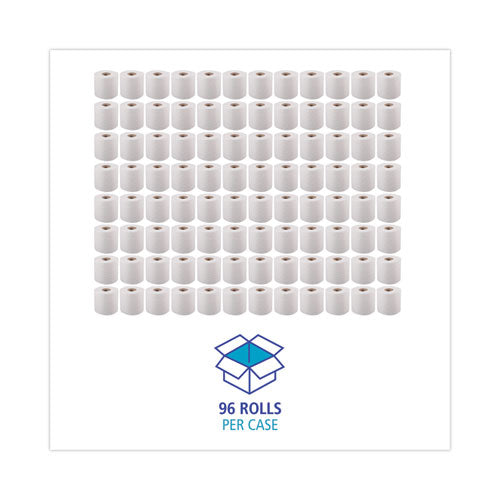 Image of Boardwalk® B6170 One-Ply Toilet Tissue, Septic Safe, White, 1,000 Sheets/Roll, 96 Rolls/Carton