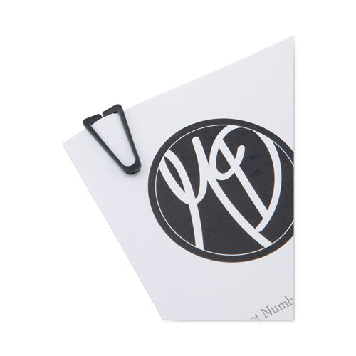 Image of GEM® PC0300 Plastic Paper Clips, Medium, Smooth, Assorted Colors, 500/Box