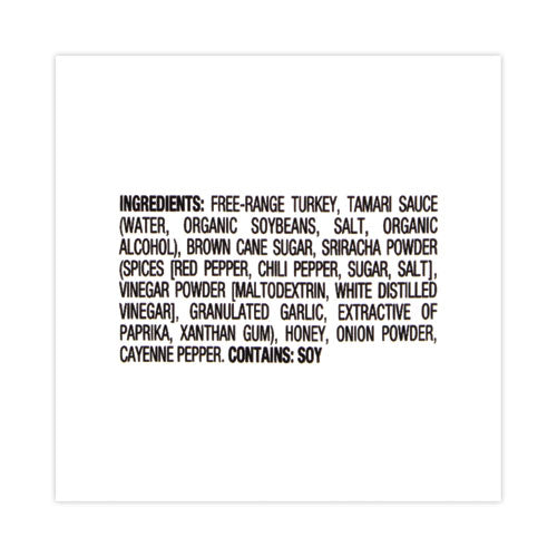 Image of Think Jerky® 627 Sriracha Honey Turkey Jerky, 1 oz Pouch, 12/Pack