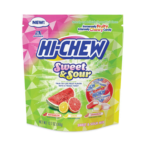Image of Hi-Chew 41130 Fruit Chews, Sweet and Sour, 12.7 oz, 3/Pack