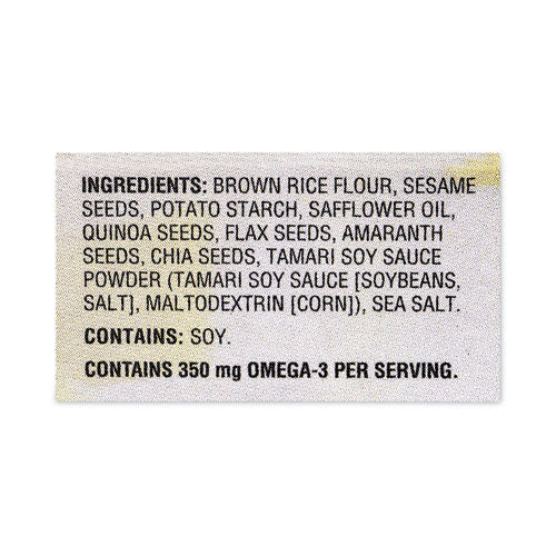 Image of Crunchmaster® 79 5-Seed Multi-Grain Crunchy Oven Baked Crackers, Whole Wheat, 10 oz Bag, 2 Bags/Box