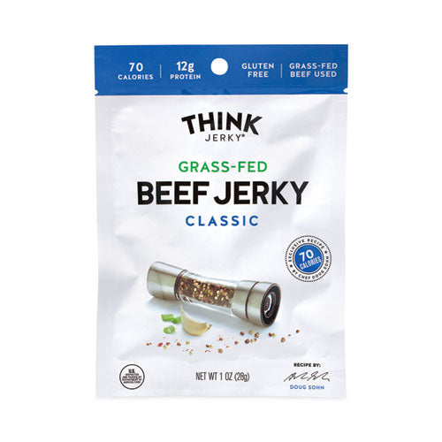 Image of Think Jerky® 626 Classic Beef Jerky, 1 oz Pouch, 12/Pack