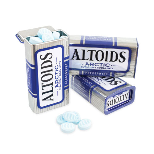 Image of Altoids® 876774 Arctic Peppermint Mints, 1.2 oz, 8 Tins/Pack