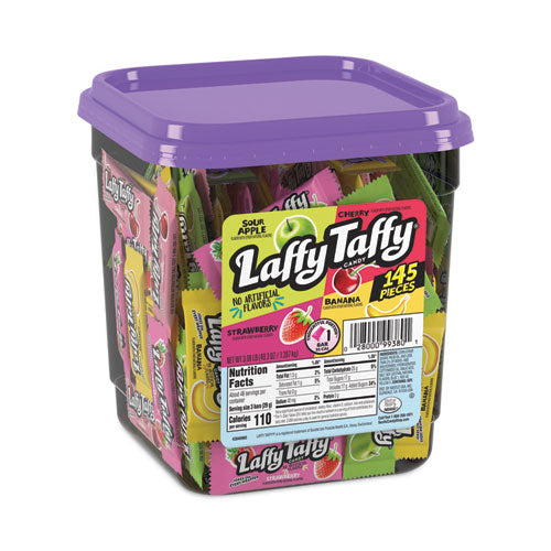 Image of Nestle® 788749 Laffy Taffy, Assorted Flavors, 3.08 lb Tub, 145 Wrapped Pieces/Tub