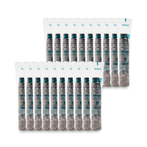 Image of SOLO® DWTG12ST Thermoguard Insulated Paper Hot Cups, 12 oz, Steam Print Design, 600/Carton