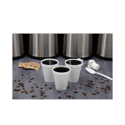 Image of Dart® 6J6 Foam Drink Cups, 6 Oz, White, 25/bag, 40 Bags/carton