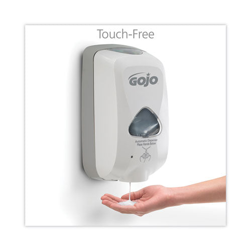Image of GOJO® 2740-12 Tfx Touch-Free Automatic Foam Soap Dispenser, 1,200 Ml, 4.1 X 6 X 10.6, Gray