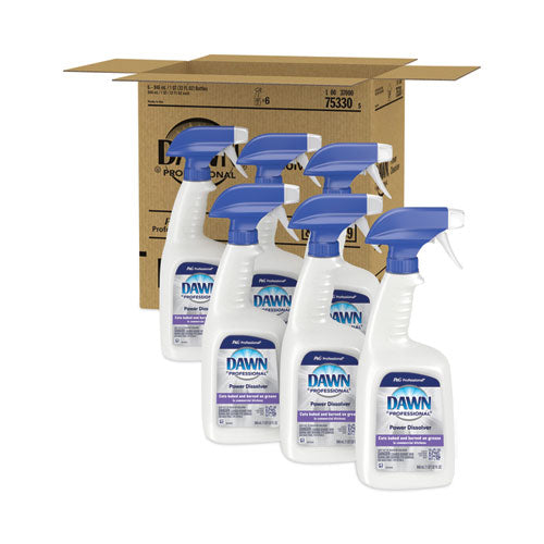 Image of Dawn® Professional 75330 Liquid Ready-To-Use Grease Fighting Power Dissolver Spray, 32 Oz Trigger On Spray Bottle, 6/carton