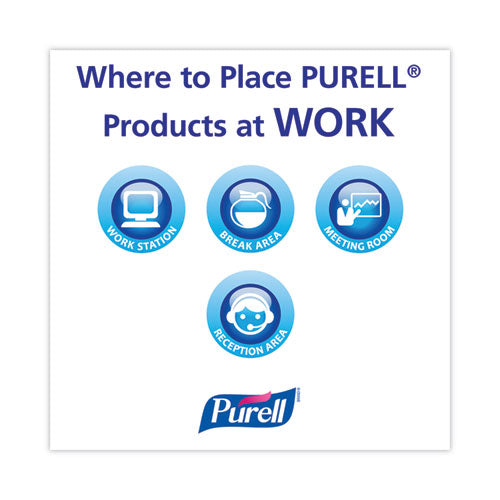 Image of PURELL® 3023-12 Advanced Hand Sanitizer Refreshing Gel, 20 oz Pump Bottle, Clean Scent