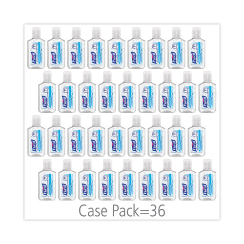 Image of PURELL® 3901-36-BWL Advanced Hand Sanitizer Refreshing Gel, 1 oz Flip-Cap Bottle with Display Box, Clean Scent, 36/Bowl