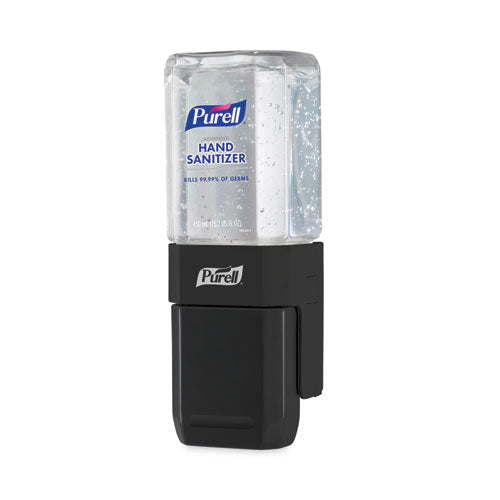 Image of PURELL® 4424-D6 Es1 Hand Sanitizer Dispenser Starter Kit, 450 Ml, 3.12 X 5.88 X 5.81, Graphite, 6/carton
