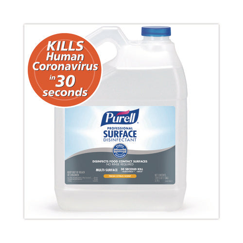 Image of PURELL® 4342-04 Professional Surface Disinfectant, Fresh Citrus, 1 Gal Bottle, 4/carton