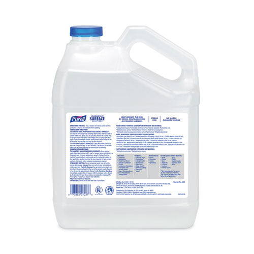 Image of PURELL® 4341-04 Foodservice Surface Sanitizer, Fragrance Free, 1 Gal Bottle
