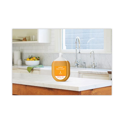 Image of Method® 328103 Dish Soap Refill Tub, Clementine Scent, 54 oz Tub, 4/Carton