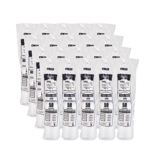 Image of Dart® 12PX Conex Clearpro Plastic Cold Cups, 12 Oz, Clear, 50/sleeve, 20 Sleeves/carton