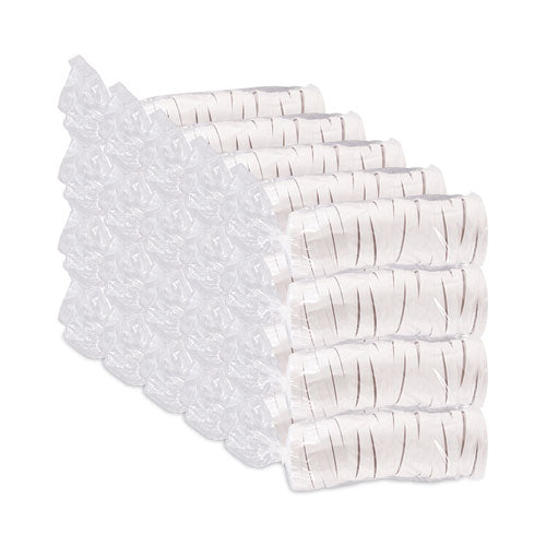 Image of SOLO® CA16A-4000 Spiral-Wound Paper Hot Cup Lids, Fits 16 oz Hot Cups, Paper, White, 25/Sleeve, 20 Sleeves/Carton