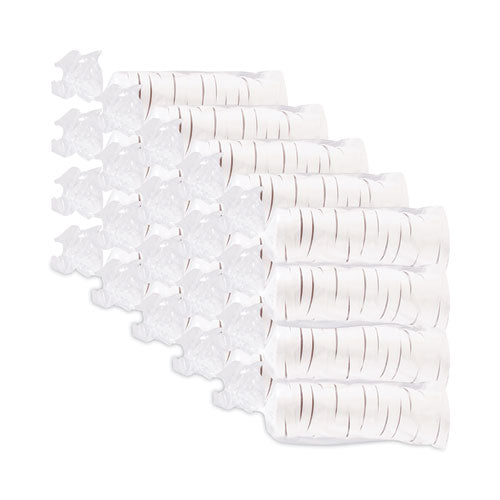 Image of SOLO® CH16A-4000 Paper Lids for Food Containers, For 16 oz Containers, Vented, 3.9" Diameter x 0.9" h, White, 25/Bag, 20 Bags/Carton