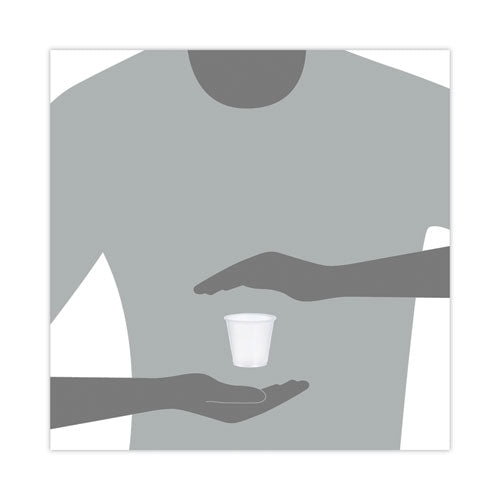 Image of Dart® Y35 High-Impact Polystyrene Cold Cups, 3.5 oz, Plastic, Translucent, 100/Pack