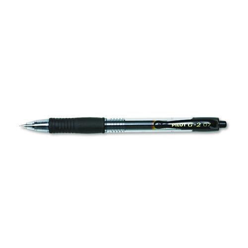 Image of PilotÂ® G2 Premium Gel Pen, Retractable, Fine 0.7 mm, Assorted Business Ink and Barrel Colors, 14/Pack