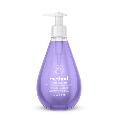 Image of Method® MTH00031 Gel Hand Wash, French Lavender Scent, 12 oz, 6/Carton