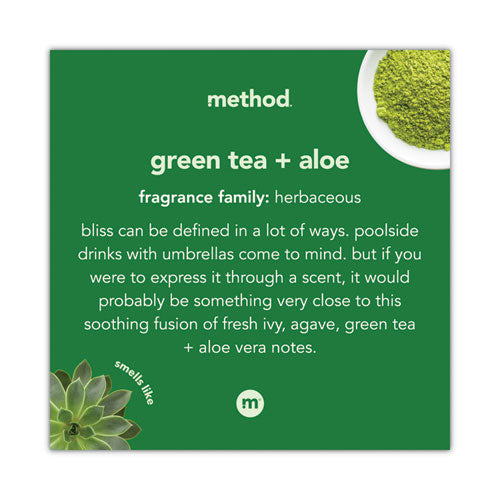 Image of Method® MTH00362 Foaming Hand Wash, Green Tea and Aloe Scent, 10 oz, 6/Carton