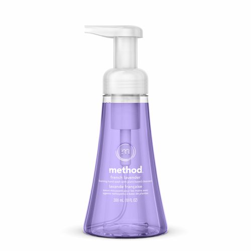 Image of Method® Foaming Hand Wash, French Lavender Scent, 10 oz, 6/Carton