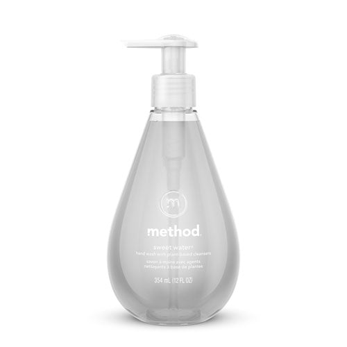 Image of Method® DIA 00034 Gel Hand Wash, Sweet Water Scent, 12 oz, 6/Carton