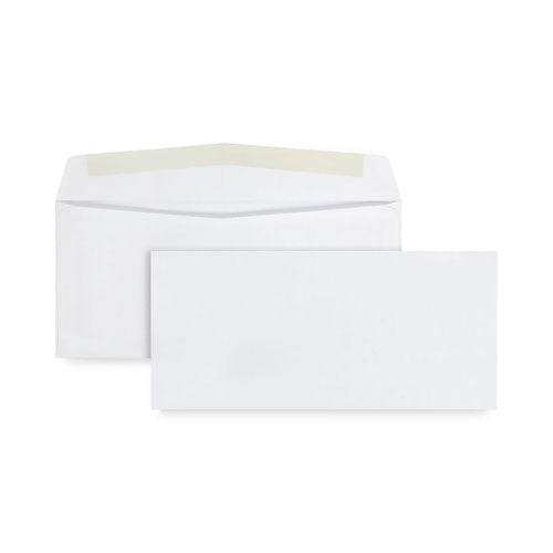 Image of Quality Park QUA90020B Business Envelope, #10, Commercial Flap, Diagonal Seam, Gummed Closure, 24 lb Bond Weight Paper, 4.13 x 9.5, White, 1,000/Box