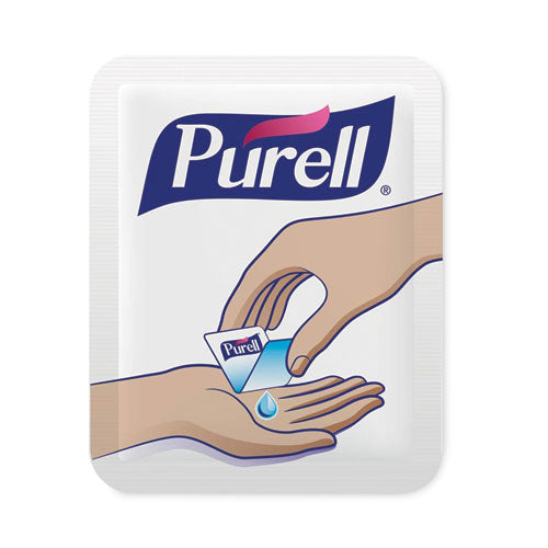 Image of PURELL® 9630-2M-NS Advanced Hand Sanitizer Single Use, Gel, 1.2 mL Packet, Fragrance-Free, 2,000/Carton