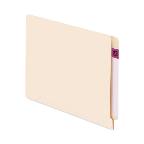 Image of Smead 68323 Yearly End Tab File Folder Labels, 23, 0.75 x 1.5, Purple, 500 Labels/Roll