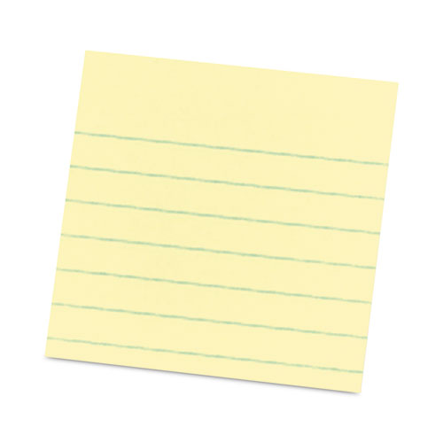 Image of Post-it® Pop-up Notes R335 Original Canary Yellow Pop-up Refill, Note Ruled, 3" x 3", Canary Yellow, 100 Sheets/Pad, 6 Pads/Pack