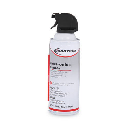 Image of Innovera® IVR10010 Compressed Air Duster Cleaner, 10 Oz Can