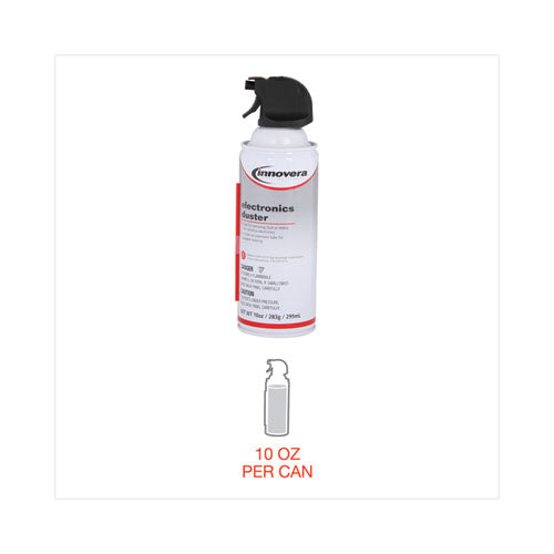 Image of Innovera® IVR10010 Compressed Air Duster Cleaner, 10 Oz Can