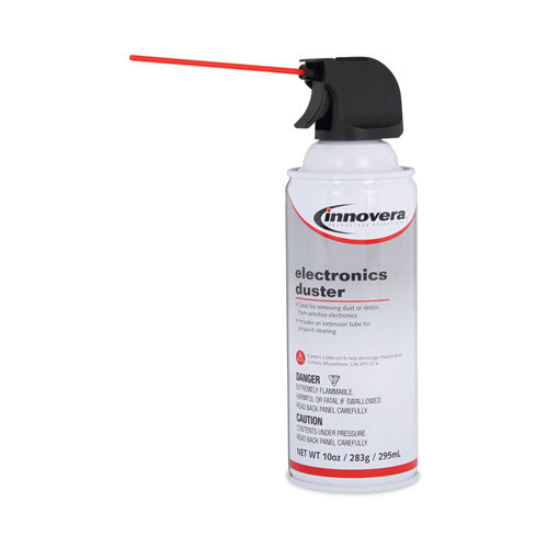 Image of Innovera® IVR10010 Compressed Air Duster Cleaner, 10 Oz Can
