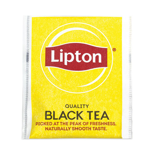 Image of Lipton® 73133 Tea Bags, Black, 0.07 oz Bags, 312 Bags/Carton