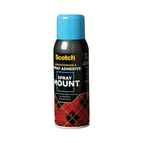Image of Scotch® 6065 Spray Mount Repositionable Adhesive, 10.25 Oz, Dries Clear