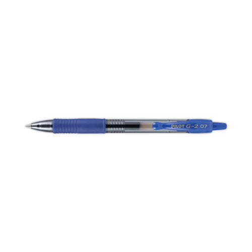 Image of Pilot® PIL84099 G2 Premium Gel Pen Convenience Pack, Retractable, Bold 1 mm, Blue Ink, Smoke/Blue Barrel, 36/Pack