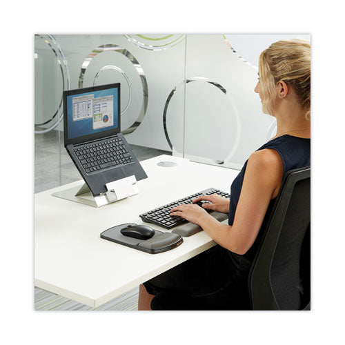 Image of Fellowes® 91737 Gel Keyboard Wrist Rest, 18.5 x 2.75, Graphite