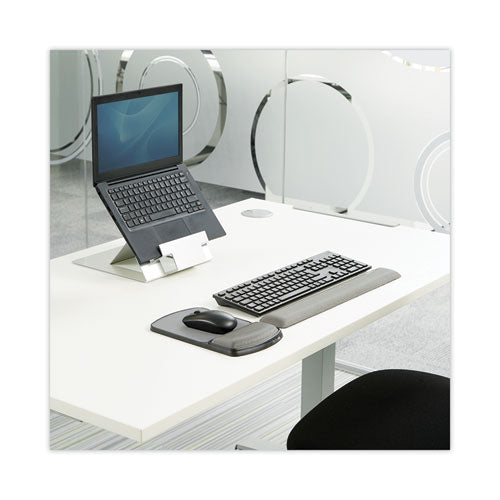 Image of Fellowes® 91737 Gel Keyboard Wrist Rest, 18.5 x 2.75, Graphite