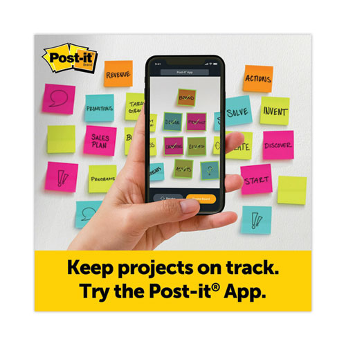 Image of Post-it® Easel Pads Super Sticky 563PRL Self-Stick Tabletop Easel Pad with Command Strips, Presentation Format (1.5" Rule), (20) White 20 x 23 Sheets